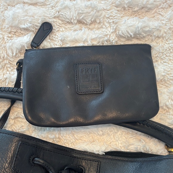 Frye Black Leather Hobo Bag - Picture 4 of 7